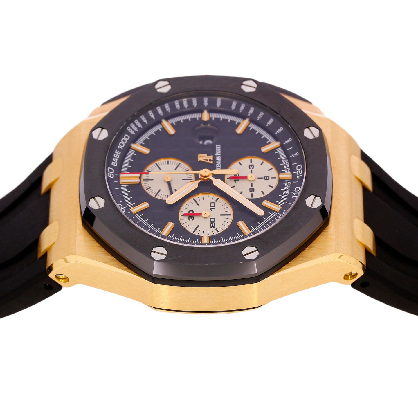 Audemars Piguet Royal Oak Offshore 26400RO.OO.A002CA.01 (2013) - Black dial 44 mm Rose Gold case (4/5)