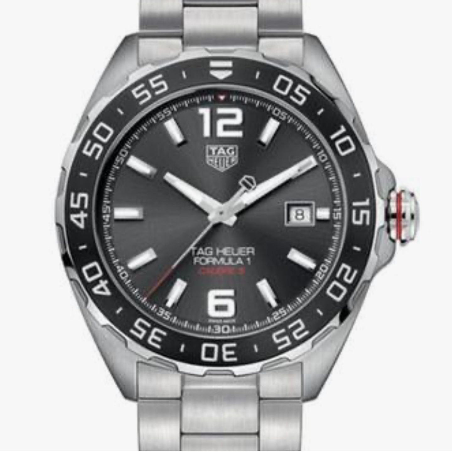 TAG Heuer Formula 1 Calibre 5 WAZ2011.BA0842 (2024) - Grijs wijzerplaat 43mm Staal (1/1)