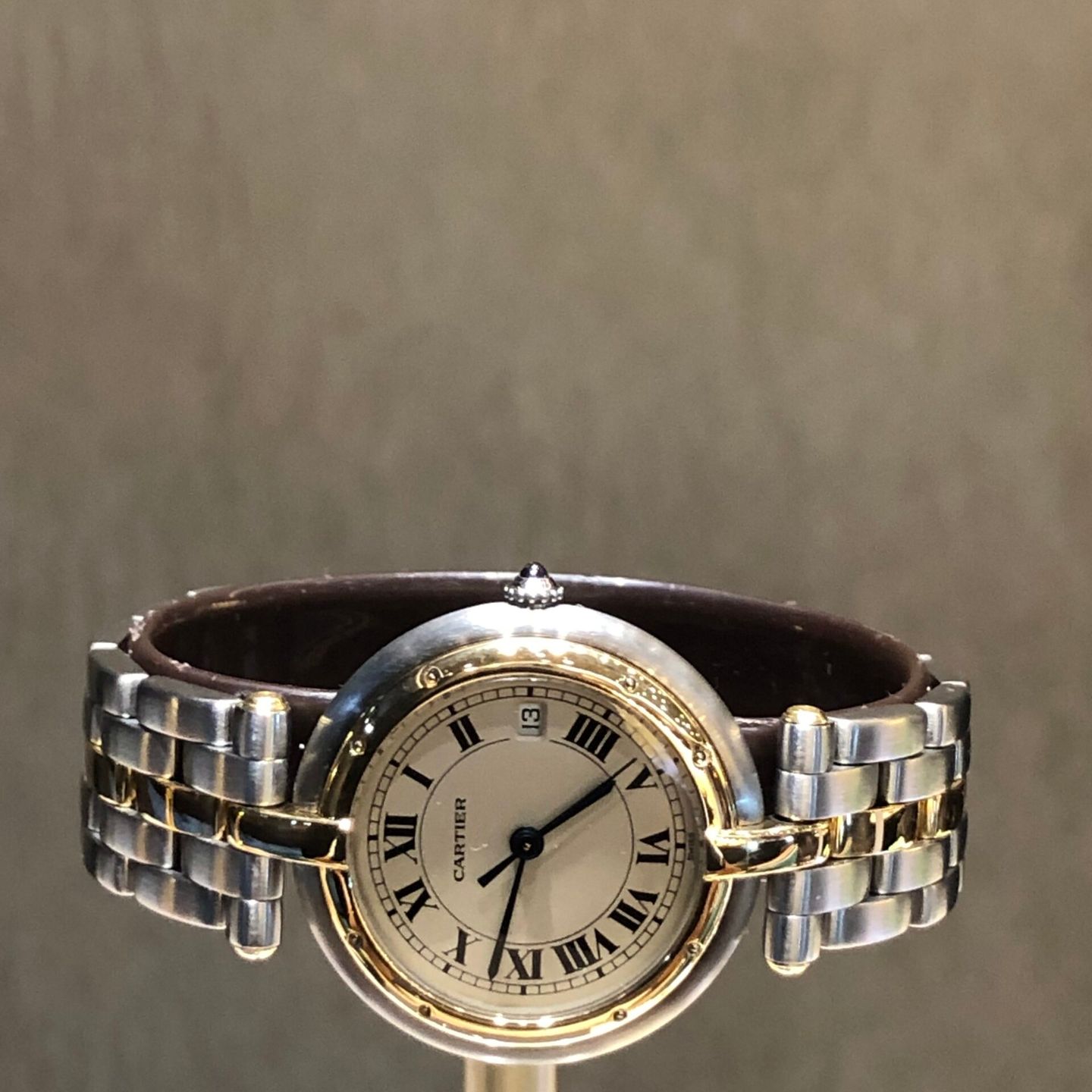 Cartier Cougar 183964 (1999) - White dial 30 mm Steel case (2/7)