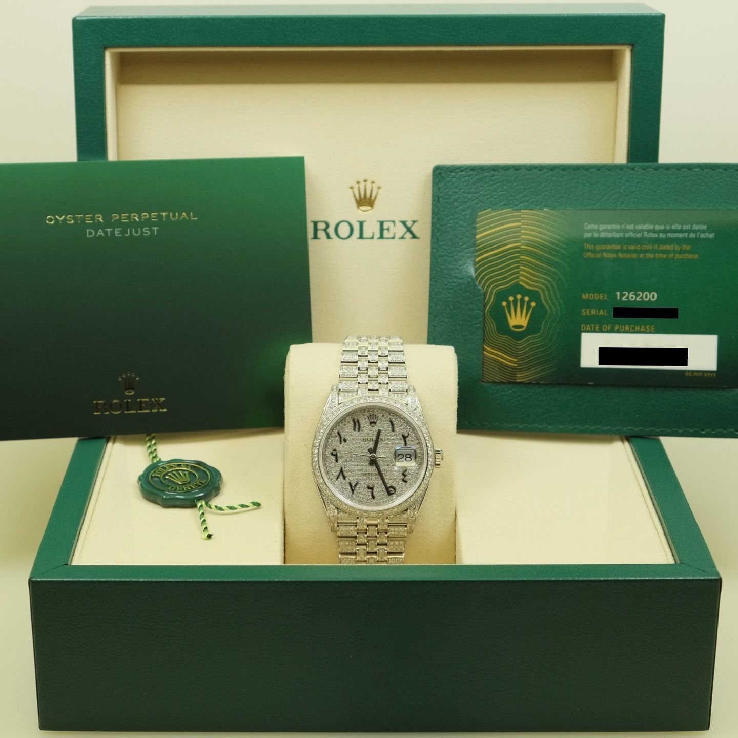 Rolex Datejust 36 126200 (2025) - Diamond dial 36 mm Steel case (5/7)