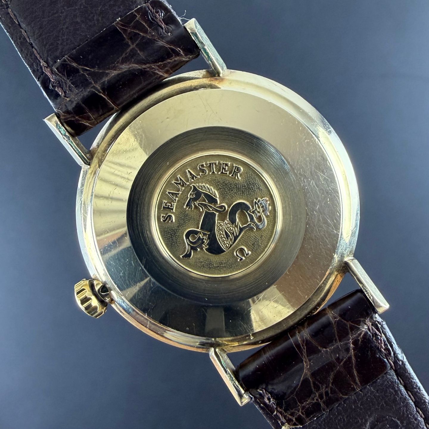 Omega Seamaster LL6287 (1970) - Wit wijzerplaat 34mm Goud/Staal (3/8)