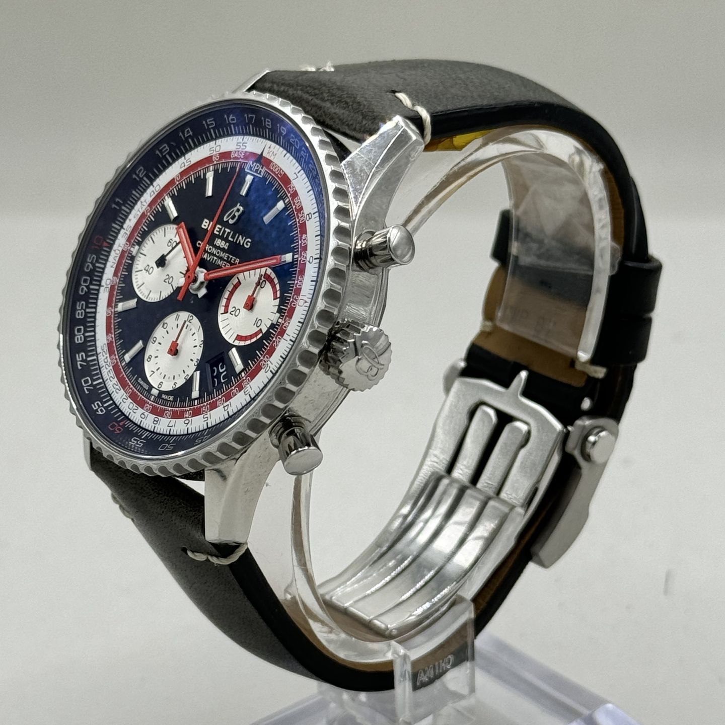 Breitling Navitimer 1 B01 Chronograph AB01211B1B1X2 (2020) - Zwart wijzerplaat 43mm Staal (7/8)