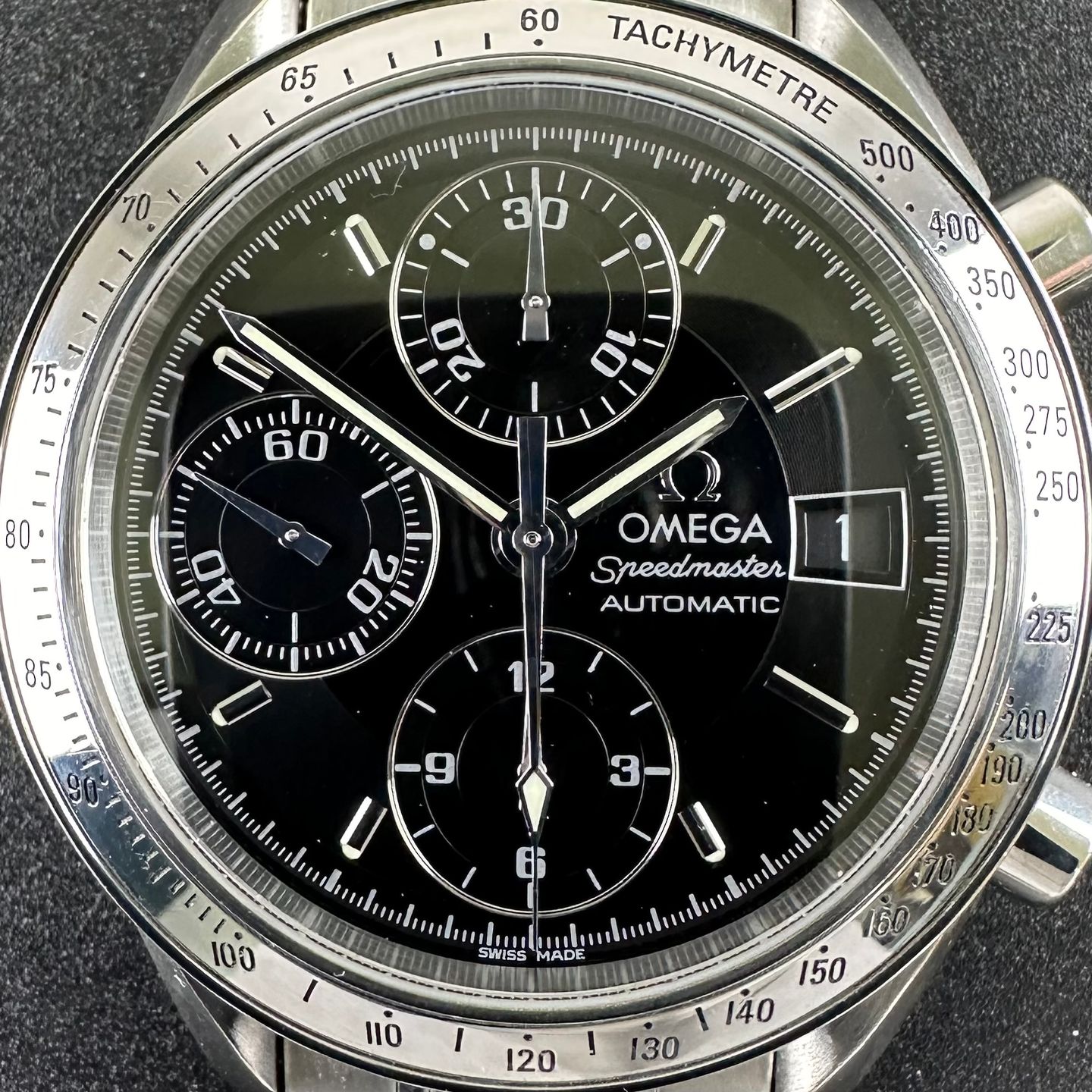 Omega Speedmaster 3513.50 (1998) - Black dial 39 mm Steel case (8/8)