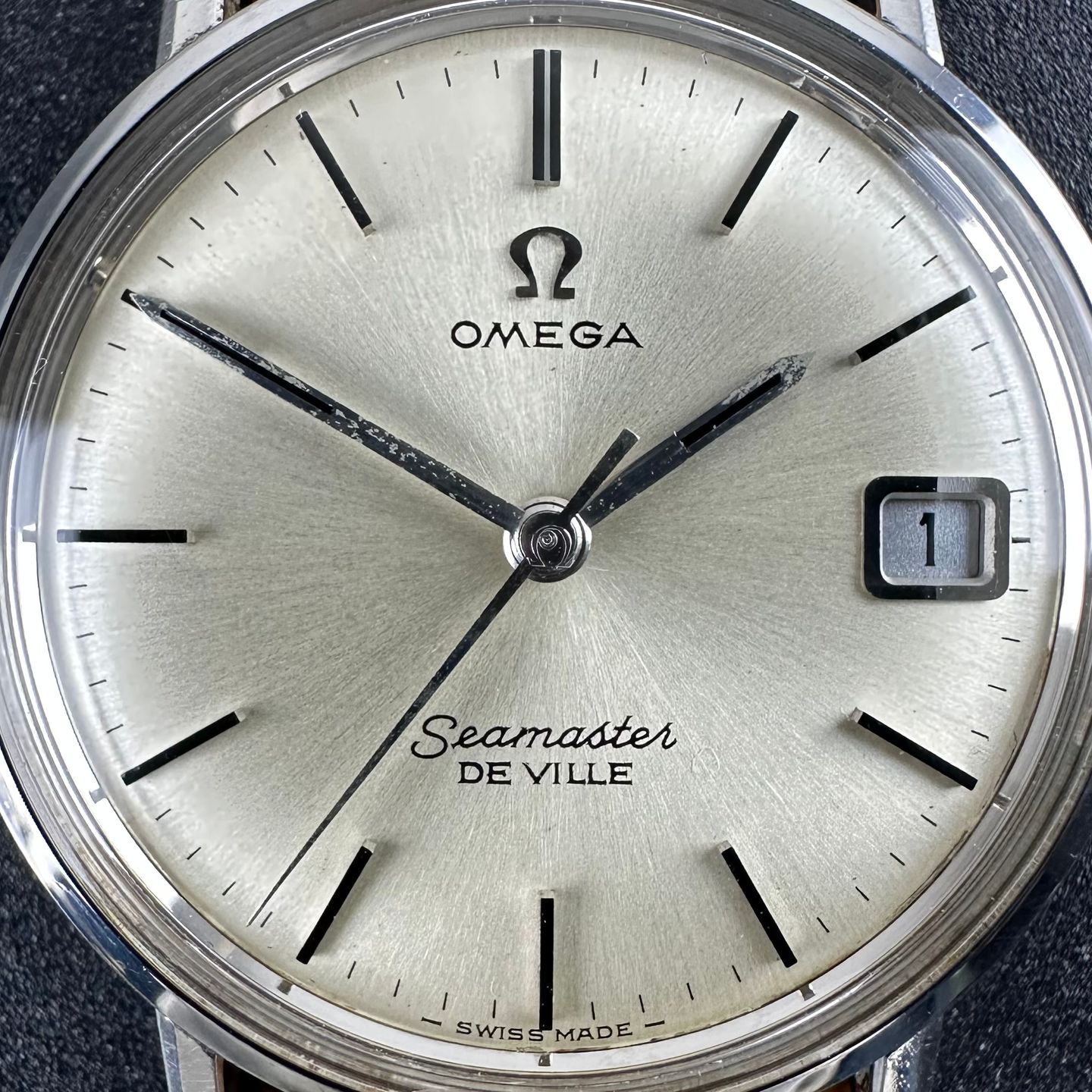 Omega Seamaster 136.010 (1968) - White dial 33 mm Steel case (8/8)