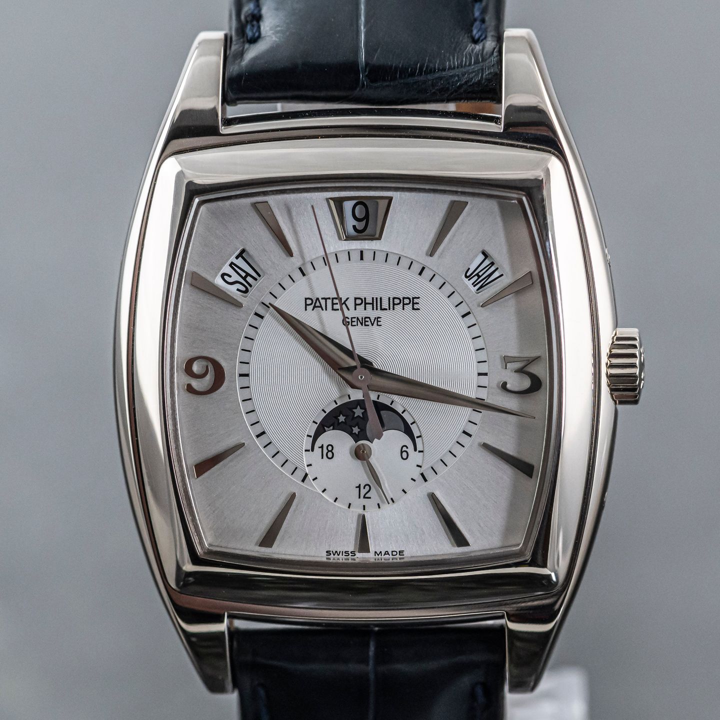 Patek Philippe Gondolo 5135G-001 (2007) - Zilver wijzerplaat 40mm Witgoud (6/8)