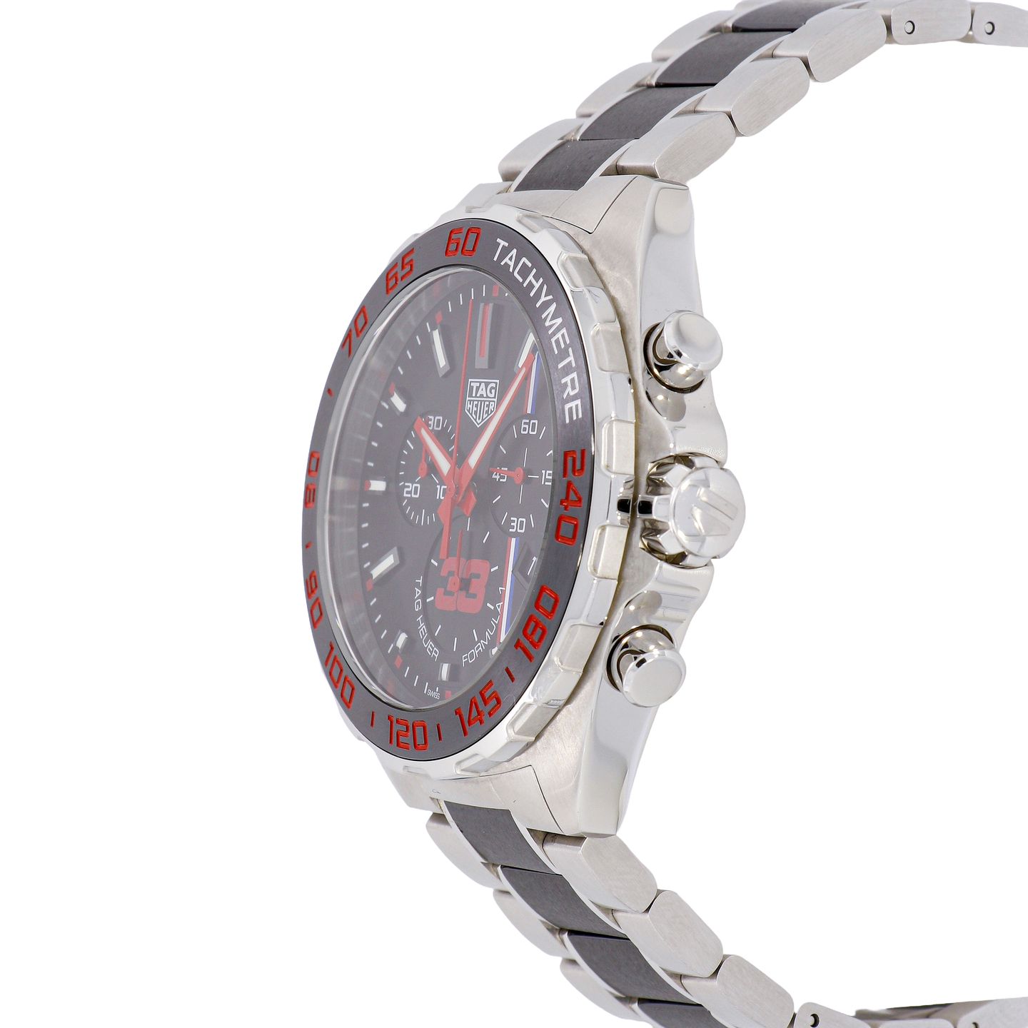 TAG Heuer Formula 1 Quartz CAZ101U.BA0843 (2019) - Black dial 43 mm Steel case (2/8)