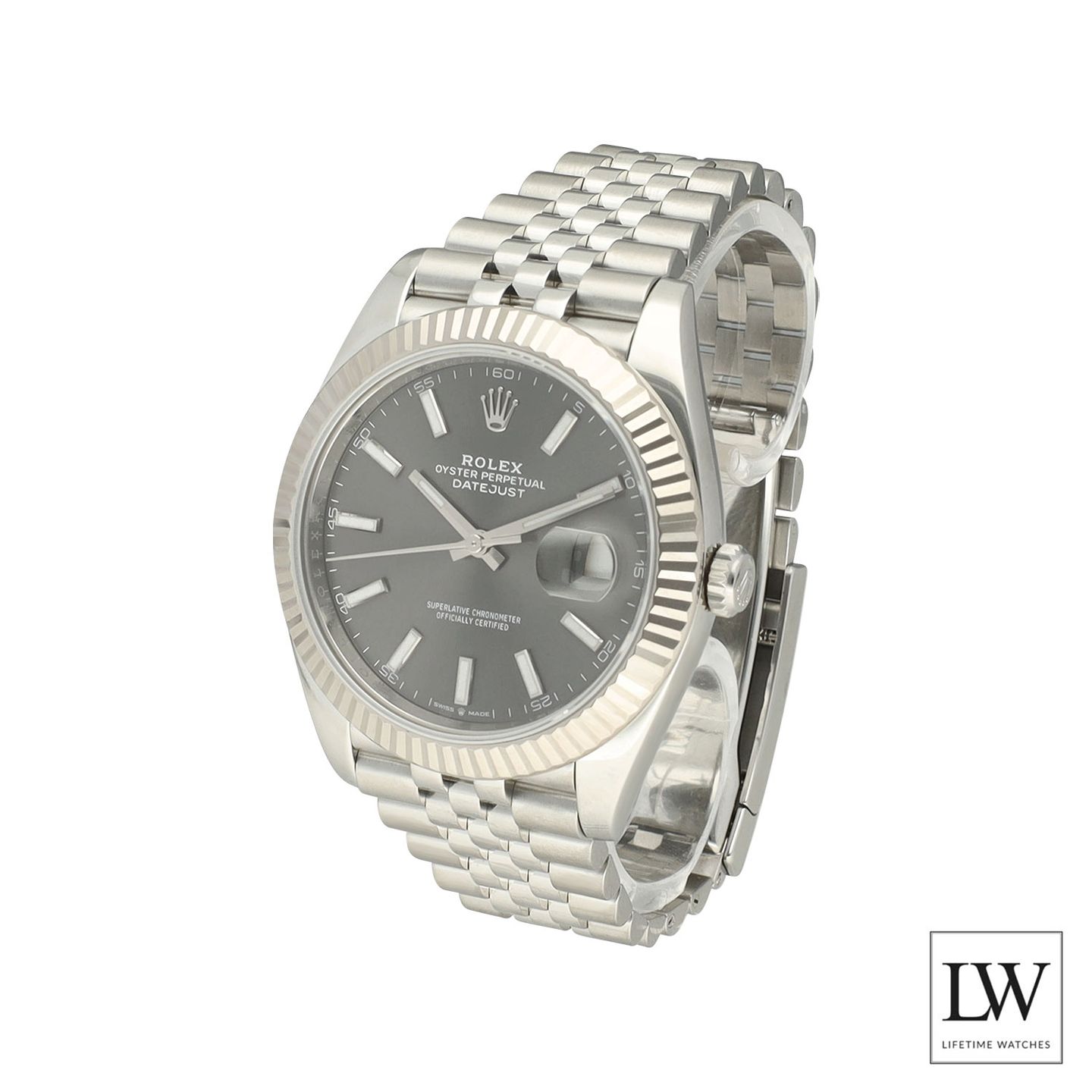Rolex Datejust 41 126334 (2024) - Grijs wijzerplaat 41mm Staal (5/8)