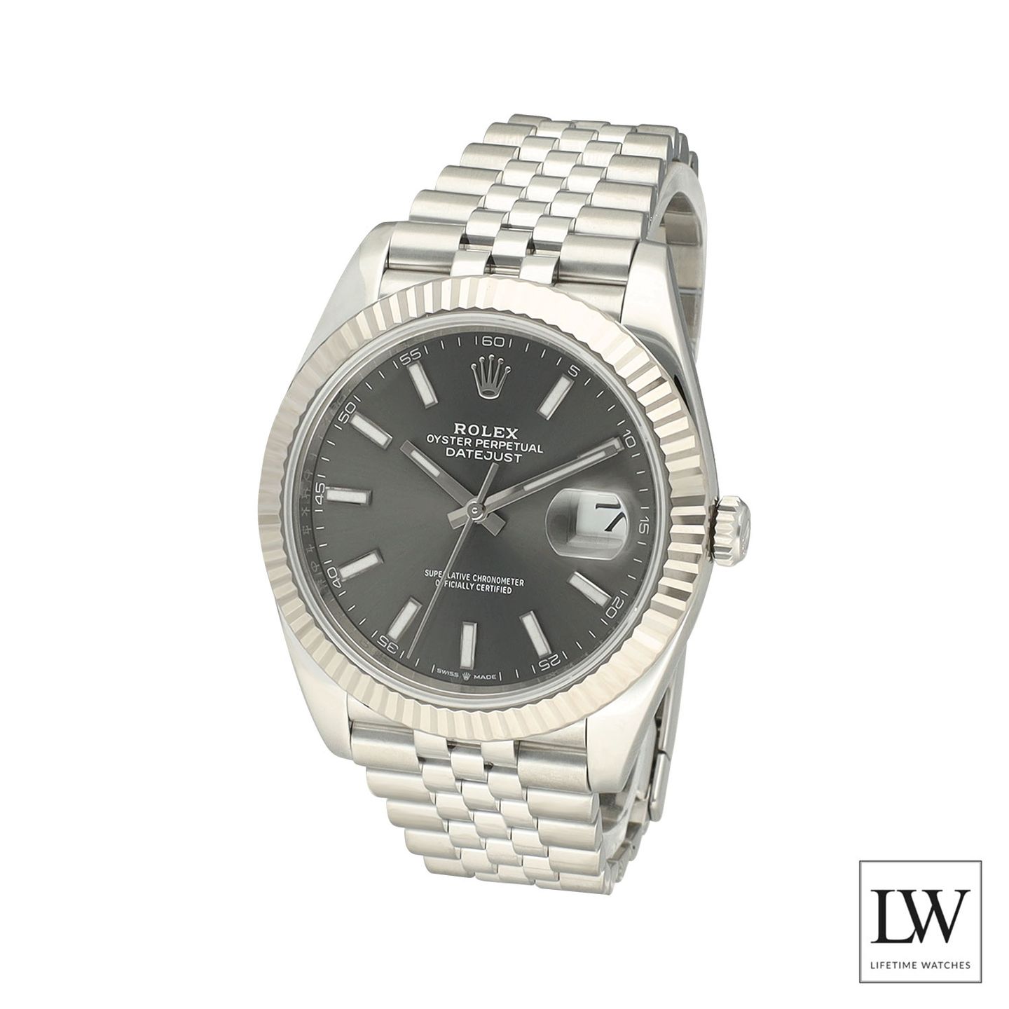 Rolex Datejust 41 126334 (2024) - Grijs wijzerplaat 41mm Staal (4/8)
