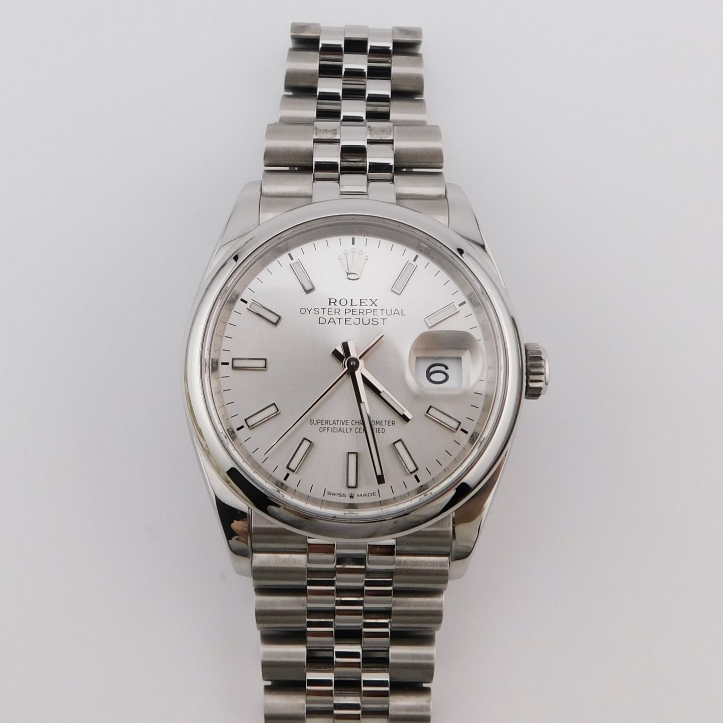 Rolex Datejust 36 126200 (2022) - Silver dial 36 mm Steel case (2/5)