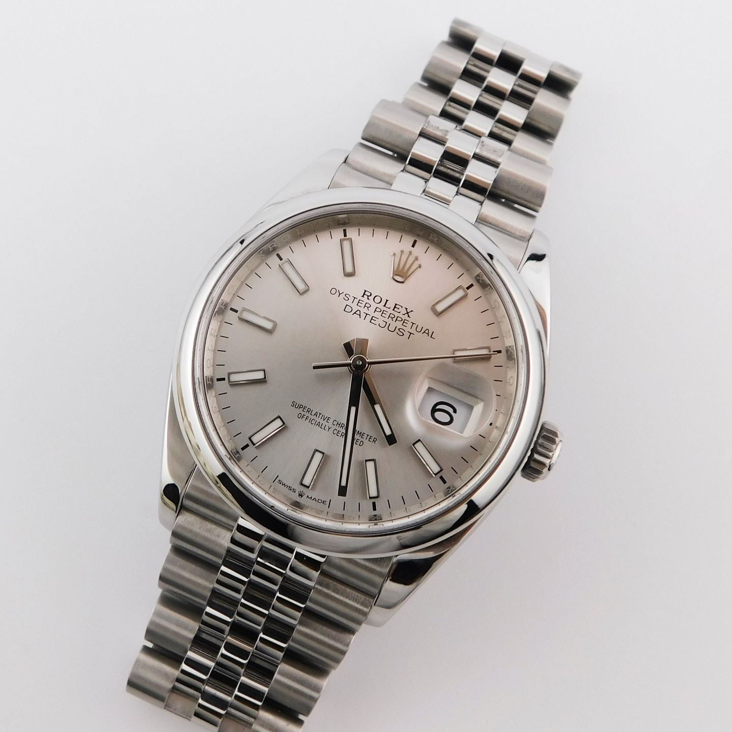 Rolex Datejust 36 126200 (2022) - Silver dial 36 mm Steel case (1/5)