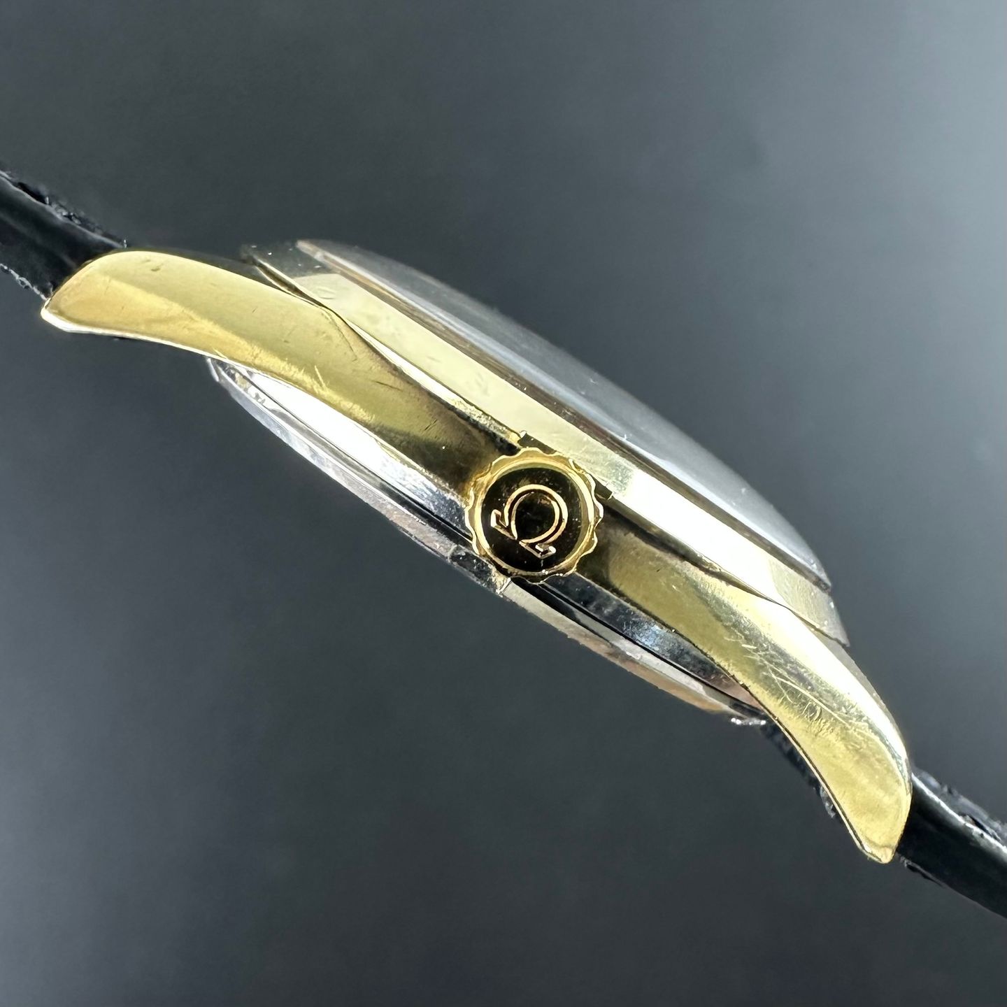 Omega Seamaster 166.010-63 SC (1963) - White dial 35 mm Gold/Steel case (5/8)