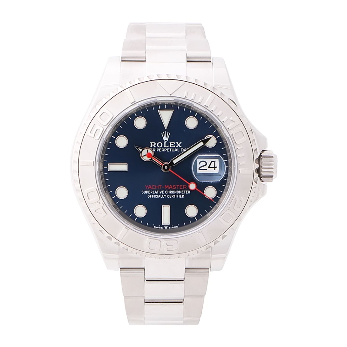 Rolex Yacht-Master 40 126622 (2023) - Blauw wijzerplaat 40mm Staal (1/4)