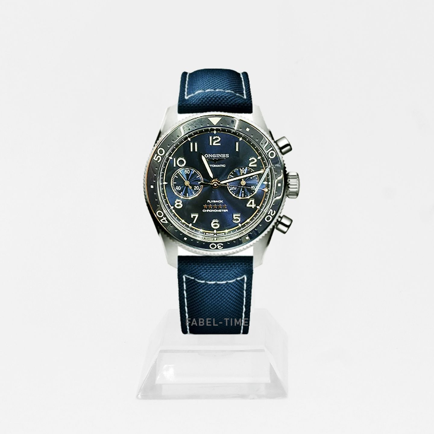 Longines Spirit L3.821.4.93.2 (2024) - Blauw wijzerplaat 42mm Staal (1/1)