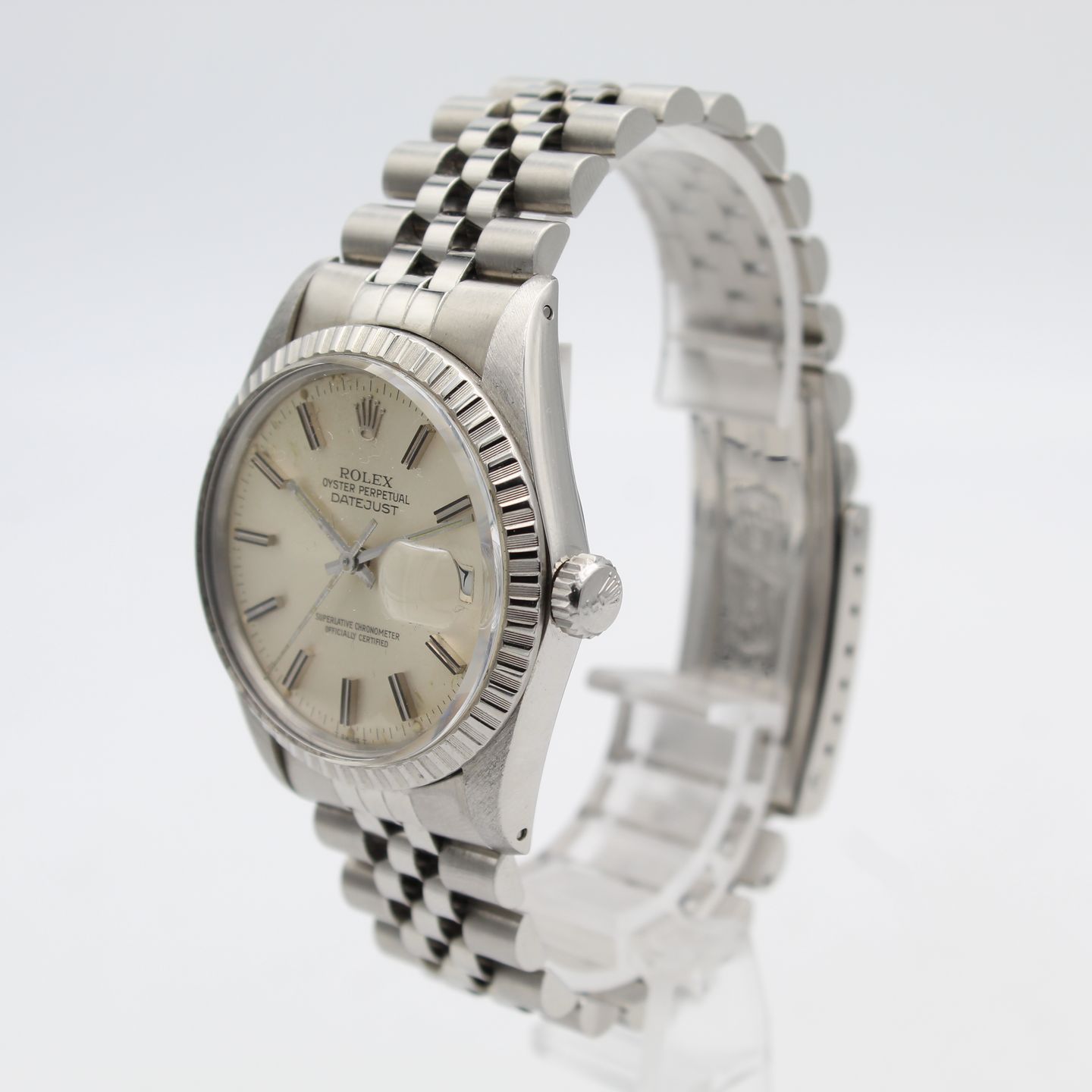 Rolex Datejust 36 16030 (1982) - Silver dial 44 mm Steel case (3/8)
