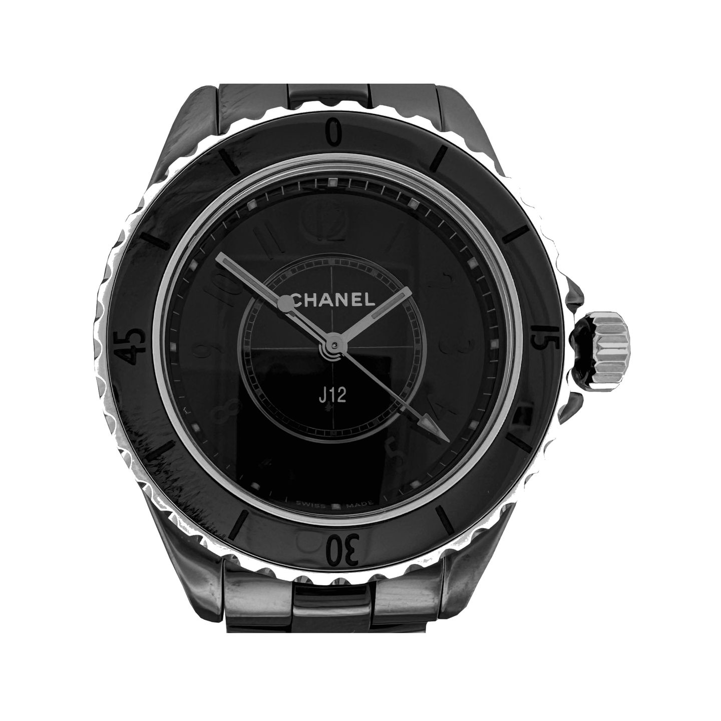 Chanel J12 H6346 (2024) - Black dial 33 mm Ceramic case (1/8)