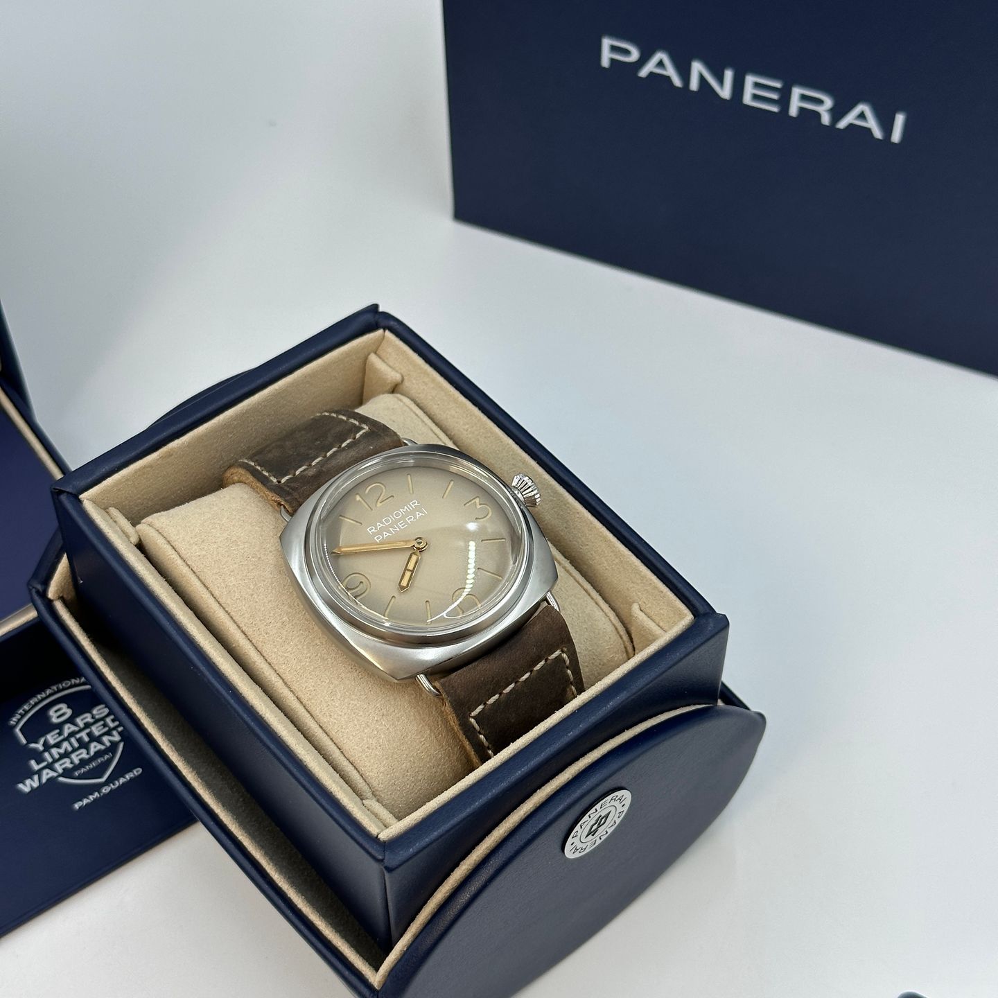 Panerai Radiomir PAM01350 (2023) - Brons wijzerplaat 45mm Staal (2/8)