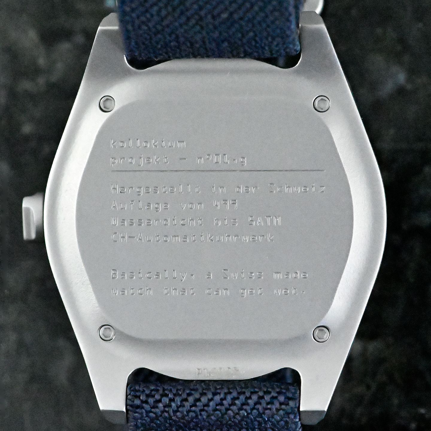 Kollokium Projekt 01 Projekt 01 Variant G2 (2025) - Blue dial 40 mm Steel case (3/8)