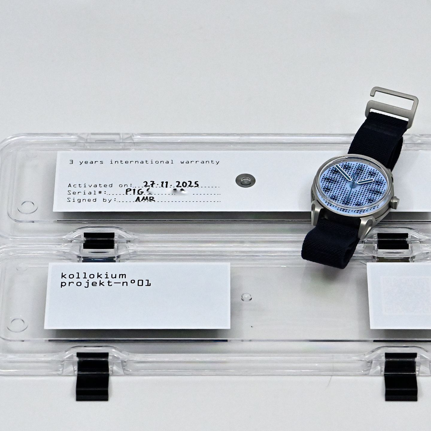 Kollokium Projekt 01 Projekt 01 Variant G2 (2025) - Blue dial 40 mm Steel case (2/8)