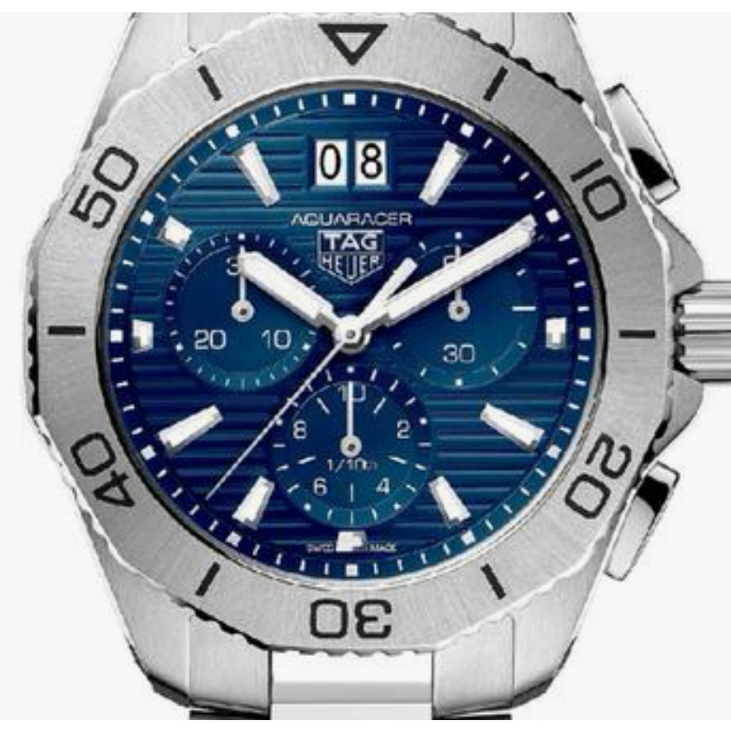 TAG Heuer Aquaracer CBP1113.BA0627 (2024) - Blue dial 40 mm Steel case (1/1)