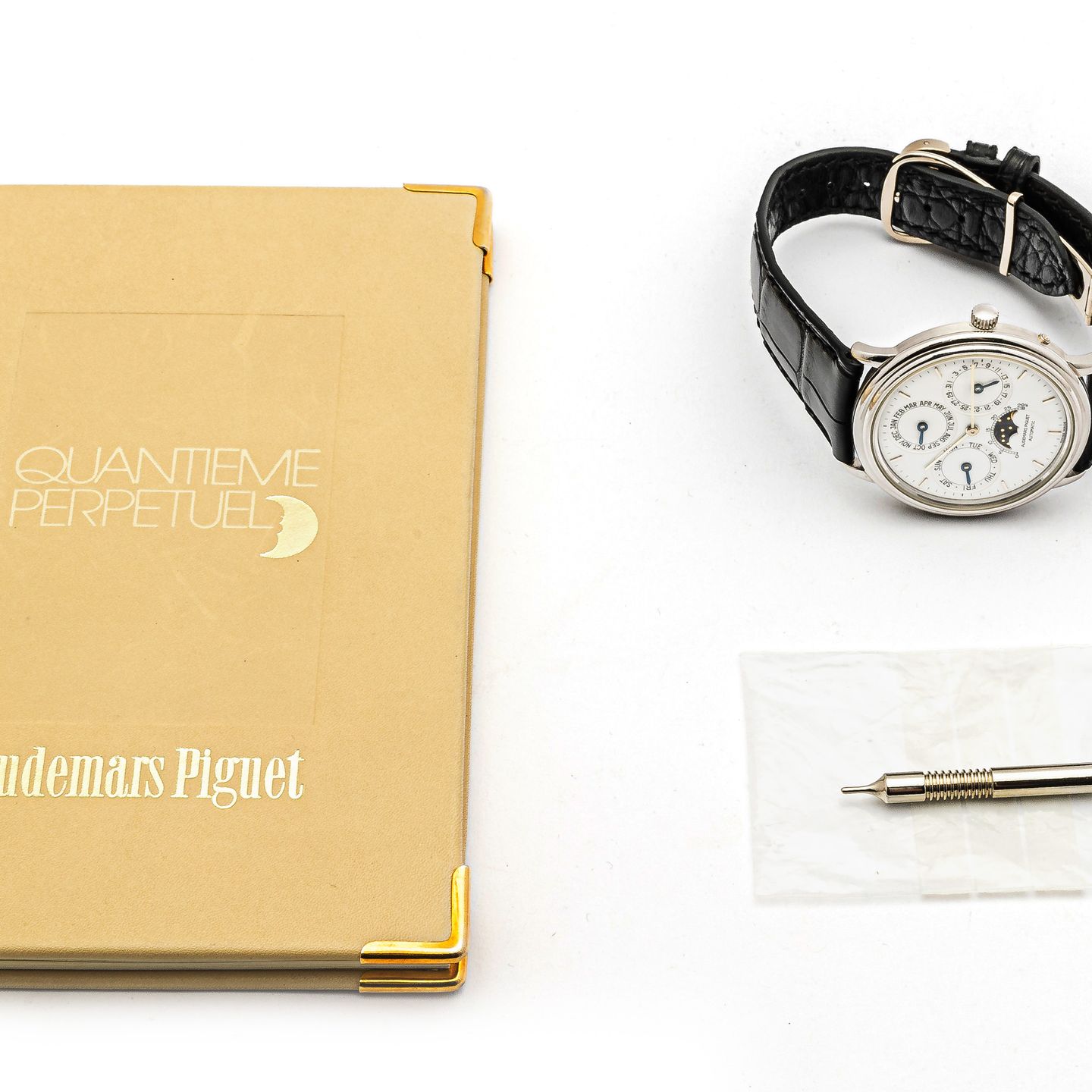Audemars Piguet Quantieme Perpetual Calendar 25657BC (1 of 16) (1986) - White dial 36 mm White Gold case (6/6)