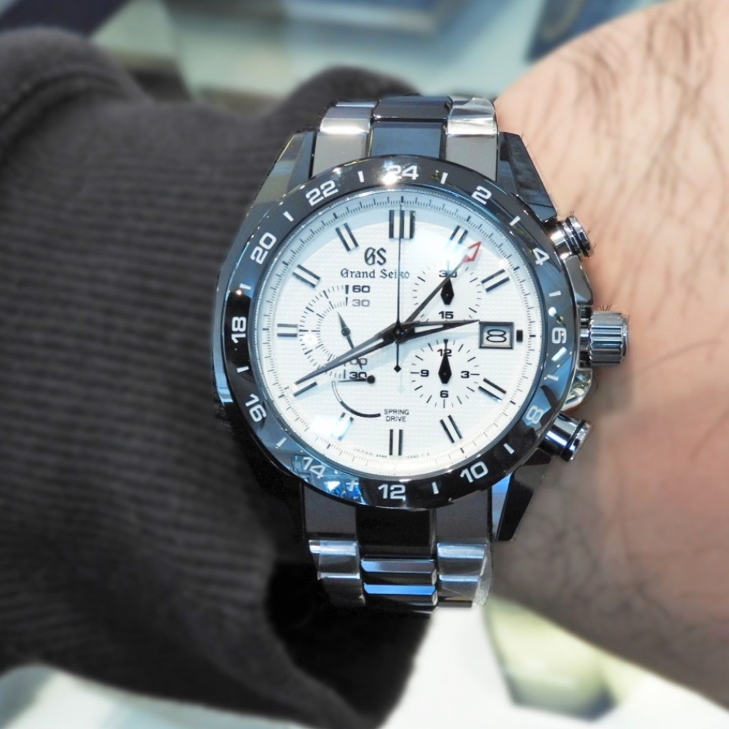 Grand Seiko Sport Collection SBGC221 (2023) - Wit wijzerplaat Onbekend Titanium (1/1)