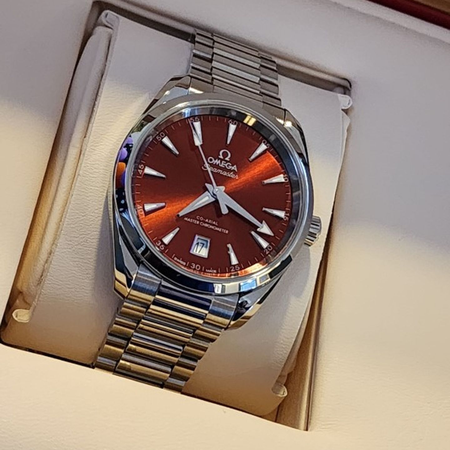 Omega Seamaster Aqua Terra 220.10.38.20.13.003 (2024) - Bruin wijzerplaat 38mm Staal (1/1)