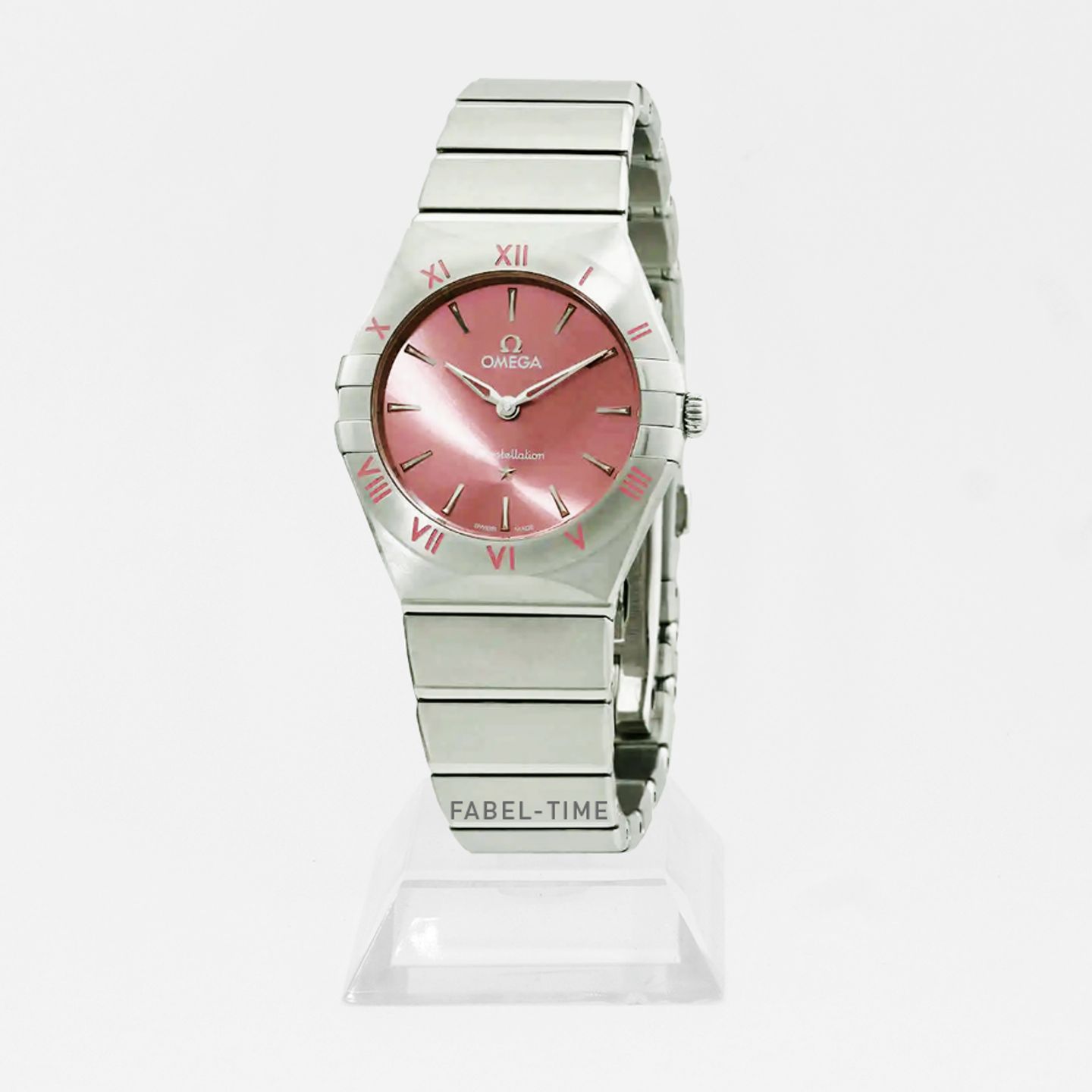 Omega Constellation Quartz 131.10.28.60.11.001 (2024) - Roze wijzerplaat 28mm Staal (1/1)