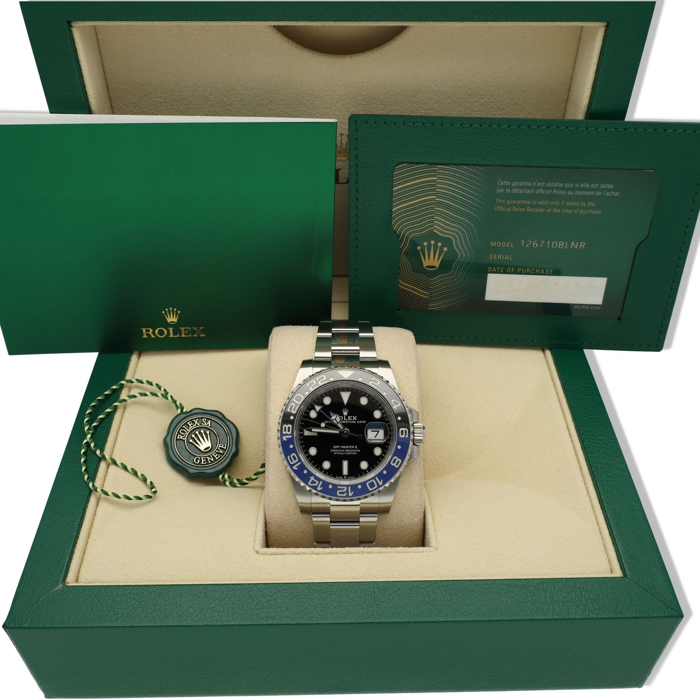 Rolex GMT-Master II 126710BLNR (2023) - Zwart wijzerplaat 40mm Staal (8/8)