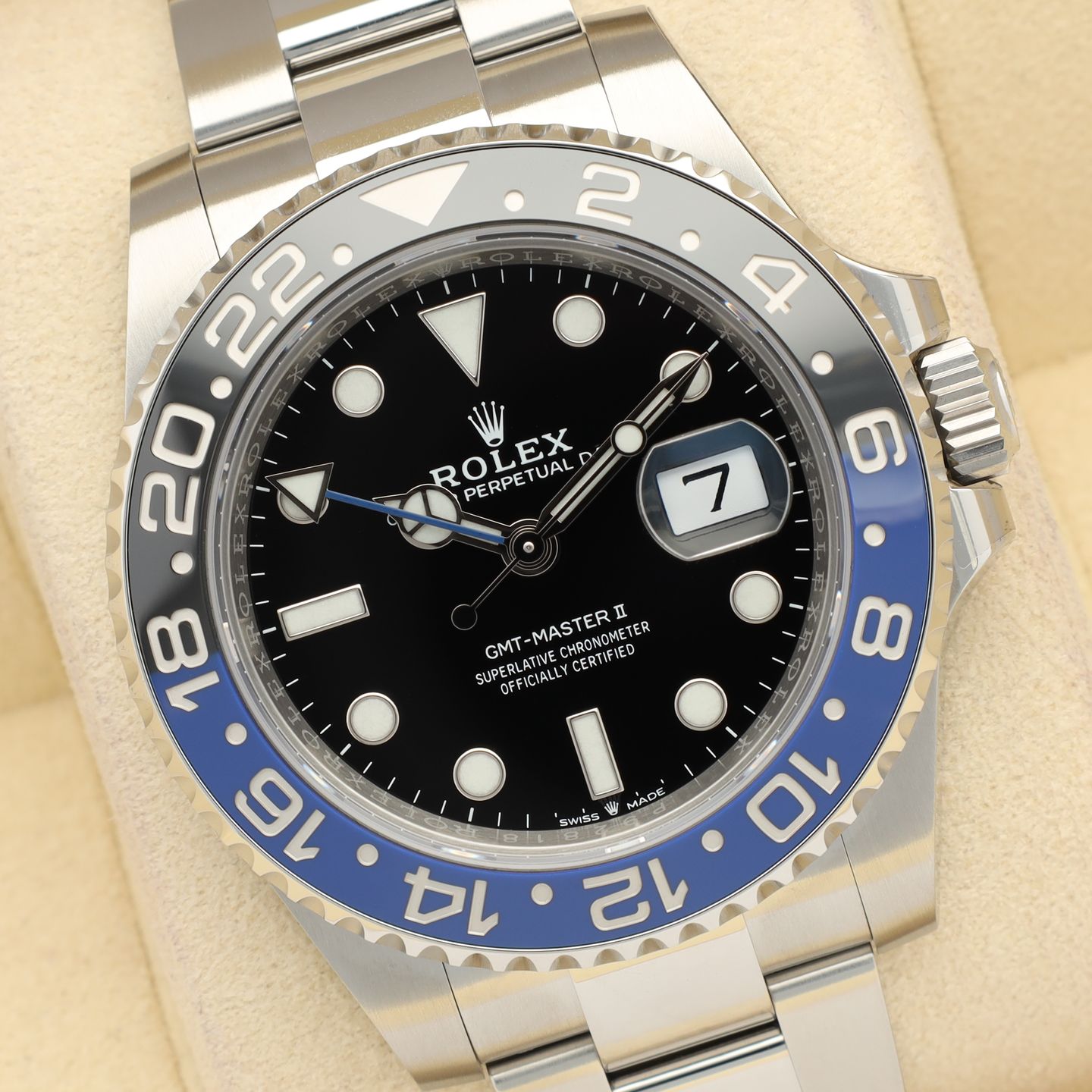 Rolex GMT-Master II 126710BLNR (2023) - Zwart wijzerplaat 40mm Staal (1/8)