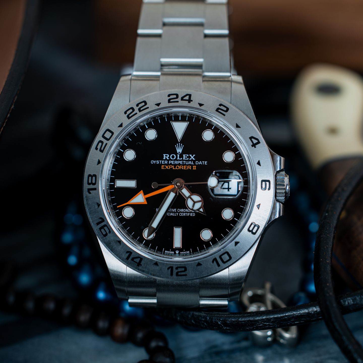 Rolex Explorer II 226570 (2023) - Zwart wijzerplaat 42mm Staal (1/5)