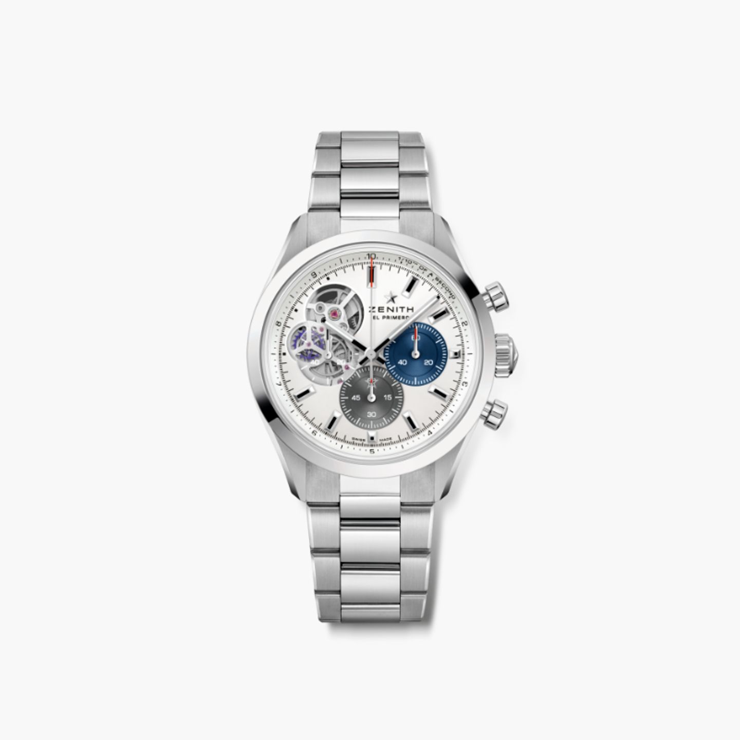 Zenith El Primero Chronomaster 03.3300.3604/69.M3300 (2024) - Zilver wijzerplaat 40mm Staal (1/1)