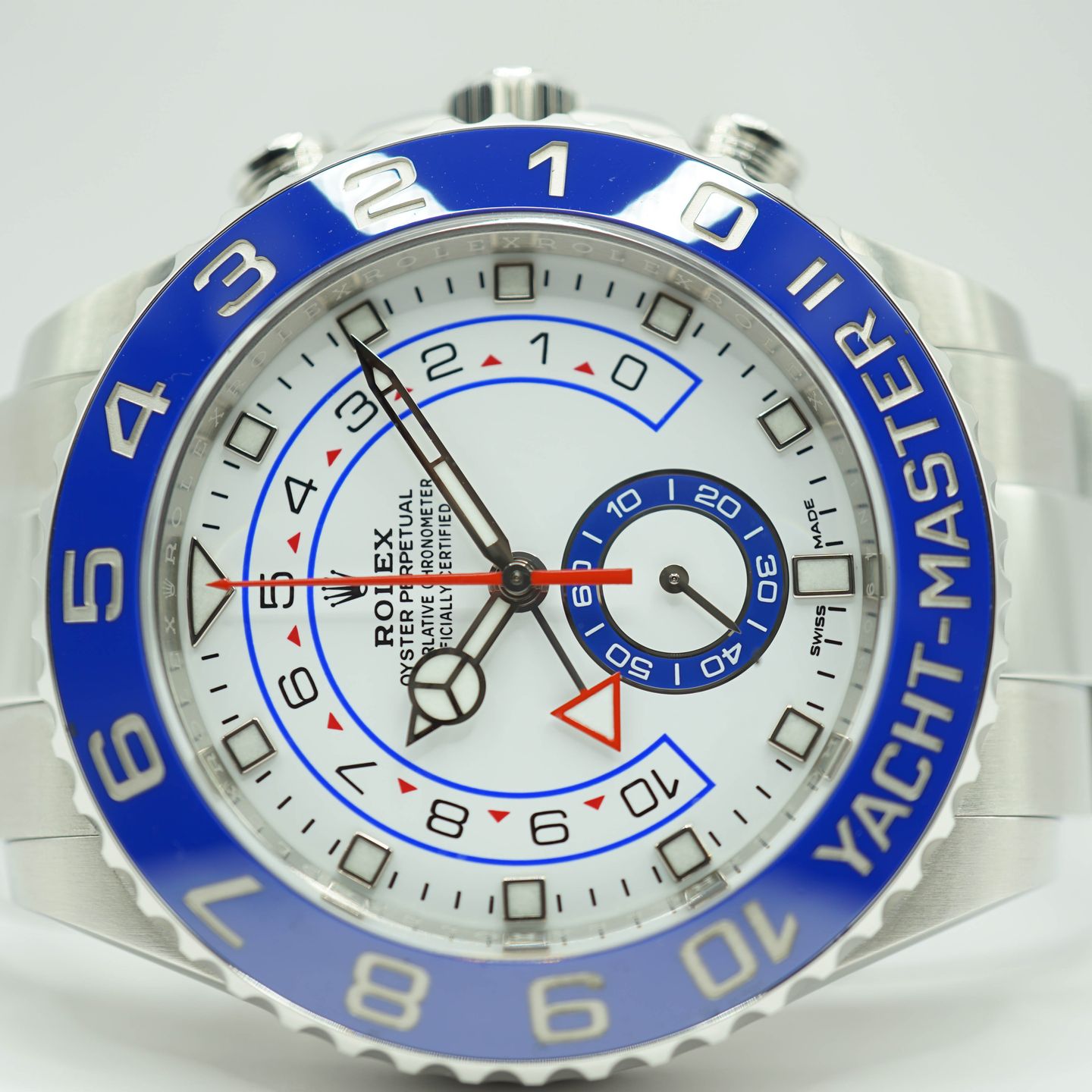 Rolex Yacht-Master II 116680 (2023) - White dial 44 mm Steel case (2/8)