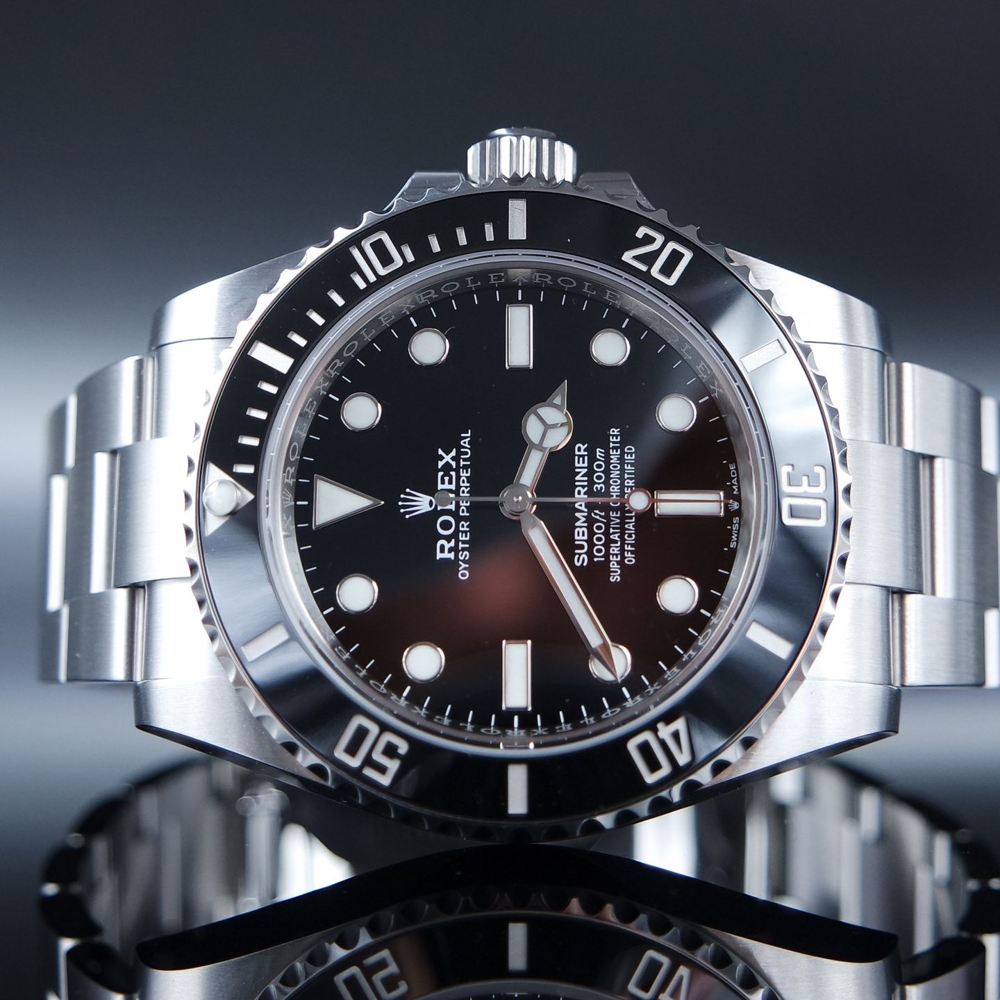 Rolex Submariner No Date 124060 (2023) - Zwart wijzerplaat 41mm Staal (1/6)