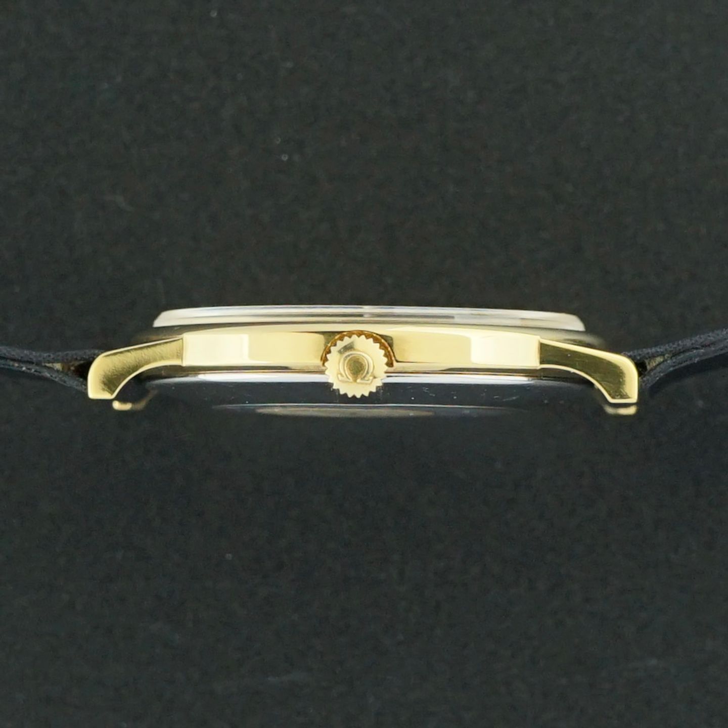 Omega De Ville 111.0140 (1978) - Gold dial 32 mm Gold/Steel case (5/8)