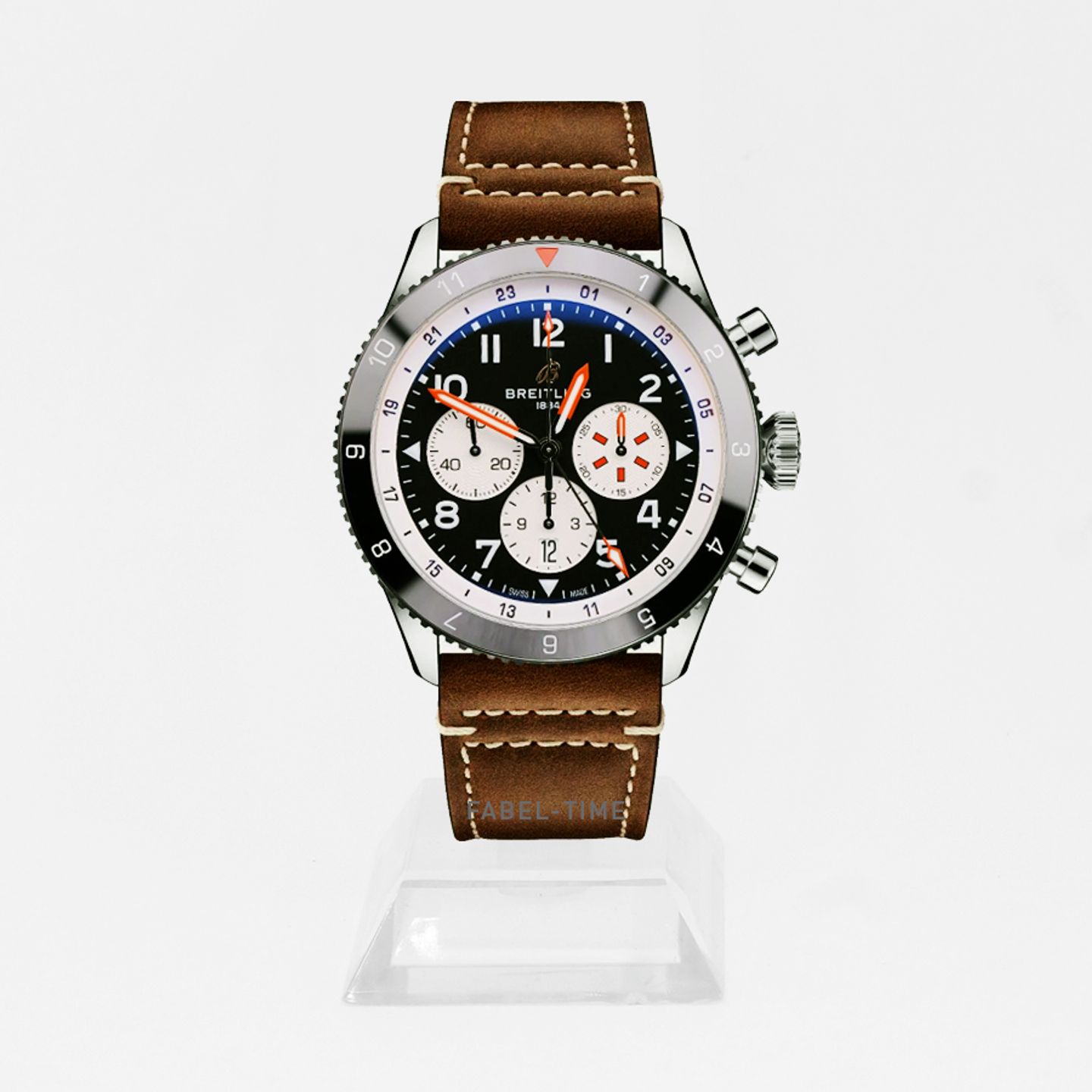 Breitling Super Avi YB04451A1B1X1 (2024) - Zwart wijzerplaat 46mm Staal (1/1)