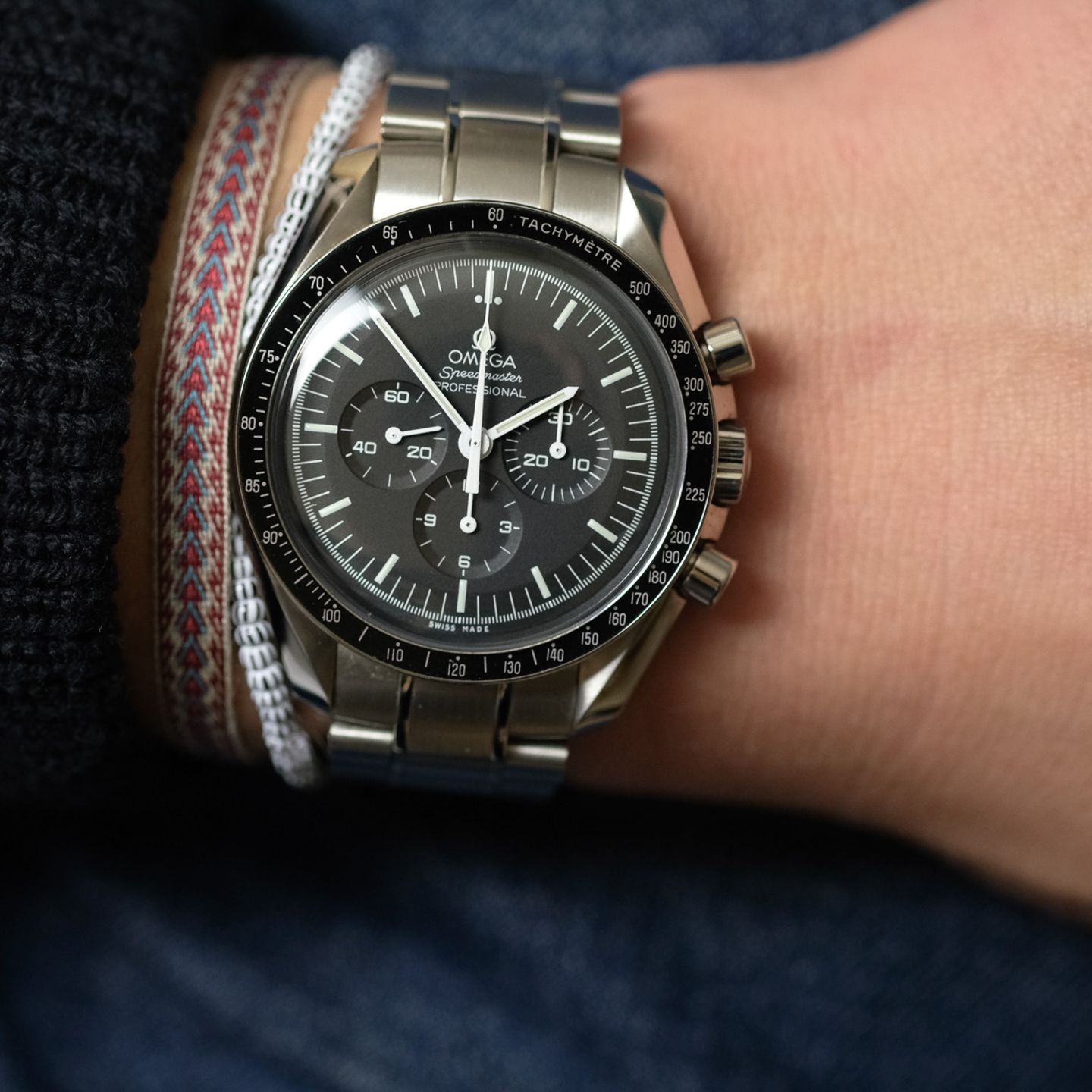 Omega Speedmaster Professional Moonwatch 311.30.42.30.01.005 (2020) - Black dial 42 mm Steel case (1/8)