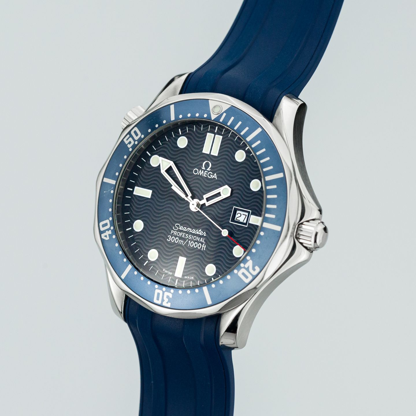 Omega Seamaster Diver 300 M 2541.80.00 (Onbekend (willekeurig serienummer)) - Blauw wijzerplaat 41mm Staal (3/8)