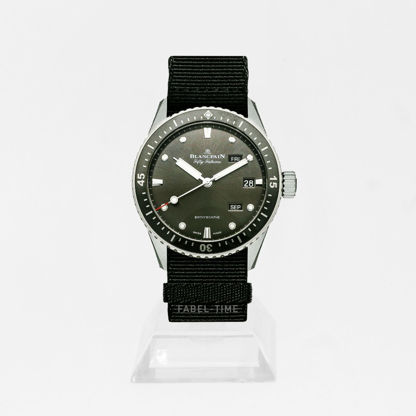 Blancpain Fifty Fathoms Bathyscaphe 5071-1110-NABA (2024) - Grijs wijzerplaat 43mm Staal (1/1)