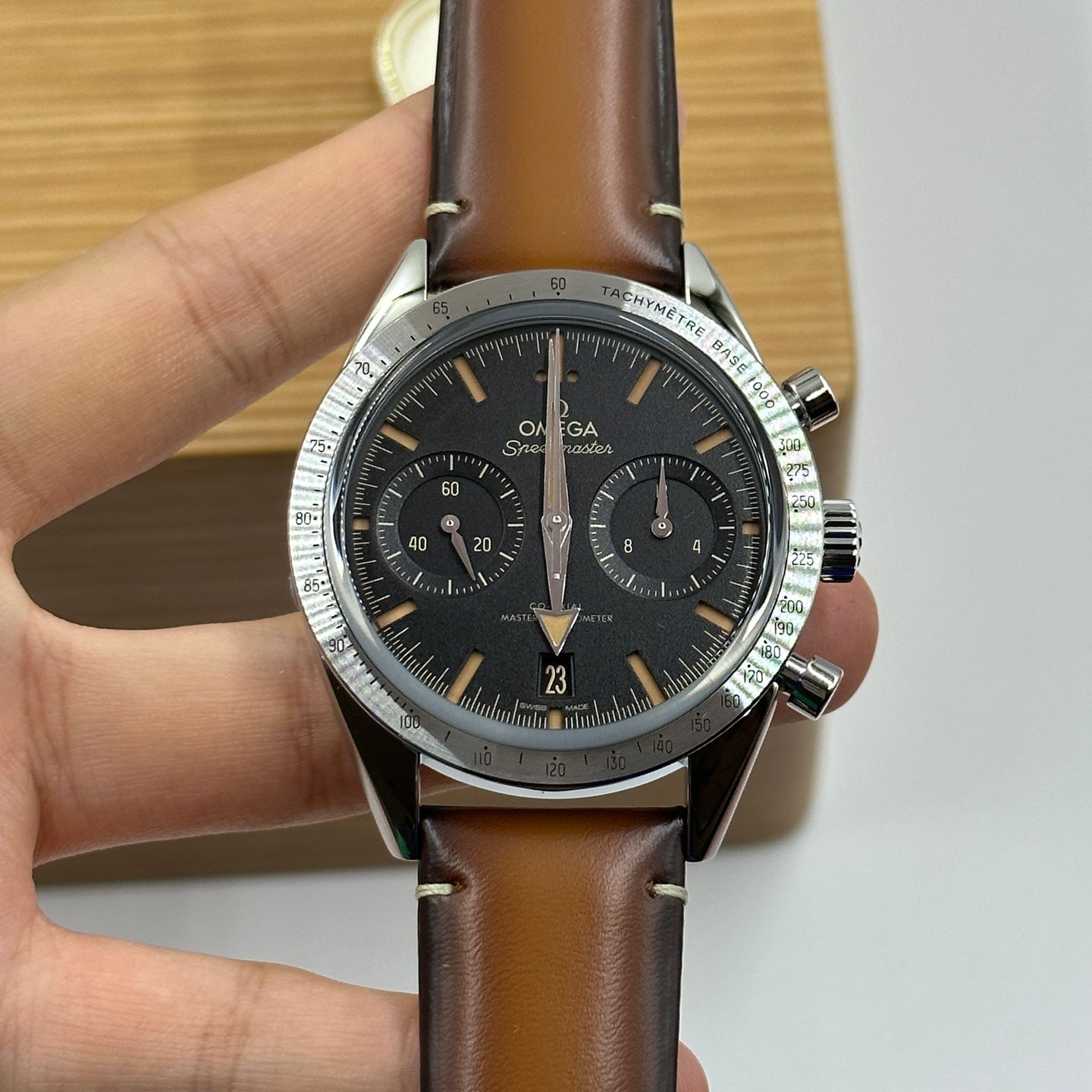 Omega Speedmaster '57 332.12.41.51.01.001 (2024) - Zwart wijzerplaat 41mm Staal (4/8)