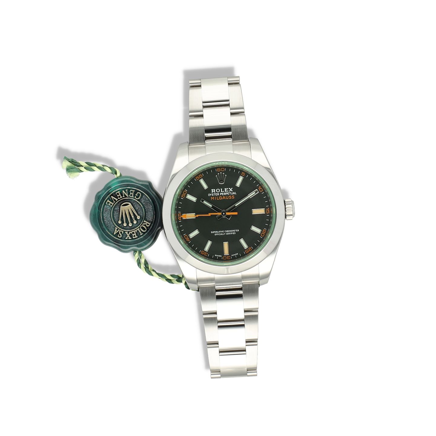 Rolex Milgauss 116400GV (2020) - Zwart wijzerplaat 40mm Staal (7/8)