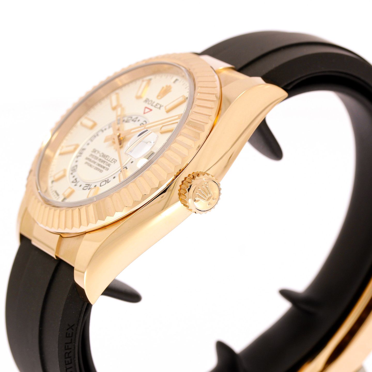 Rolex Sky-Dweller 326235 (2023) - White dial 42 mm Rose Gold case (3/7)