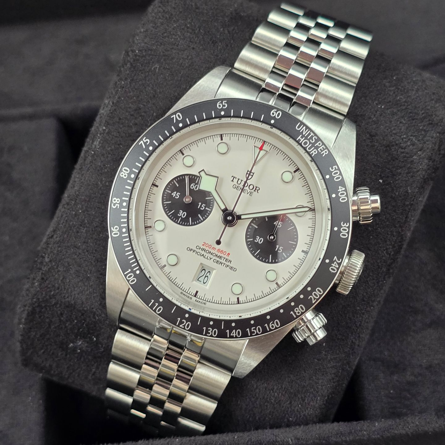 Tudor Black Bay Chrono 79360N (2026) - Black dial 41 mm Steel case (2/8)