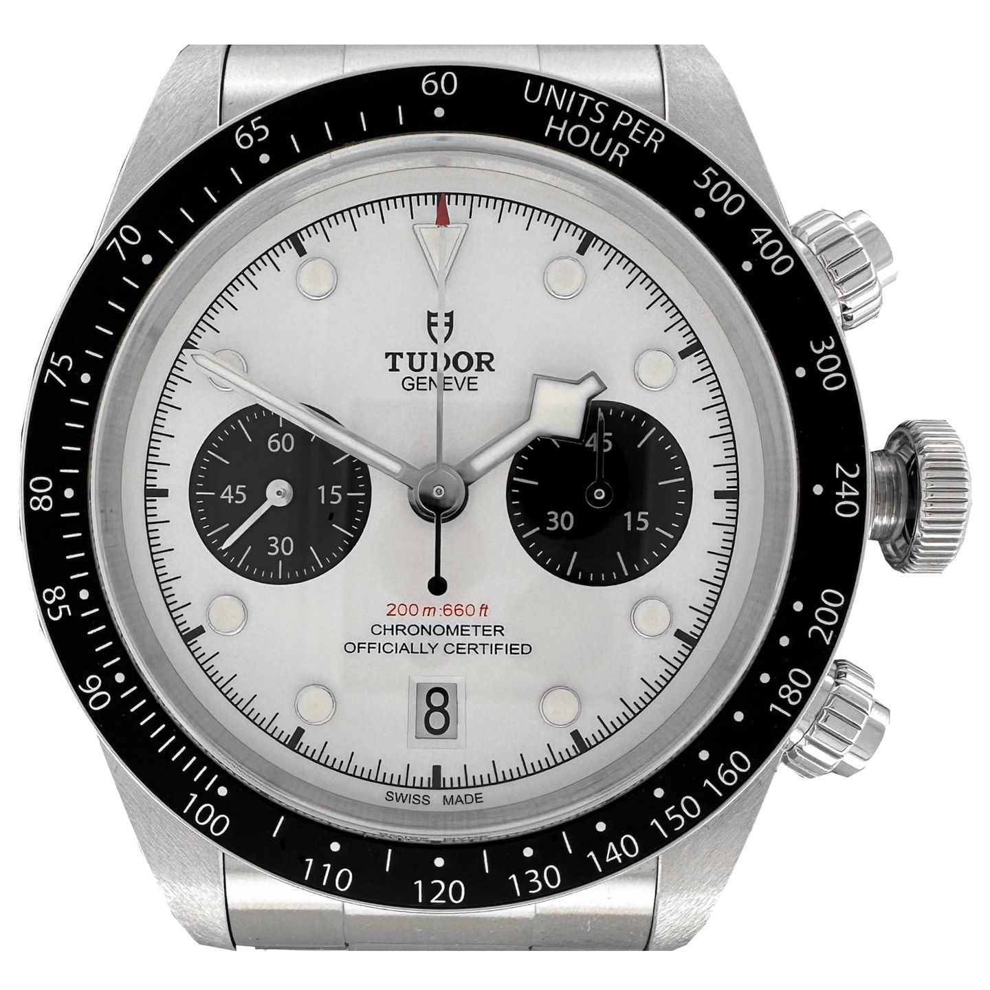 Tudor Black Bay Chrono M79360N-0002 (2024) - Wit wijzerplaat 41mm Staal (1/8)