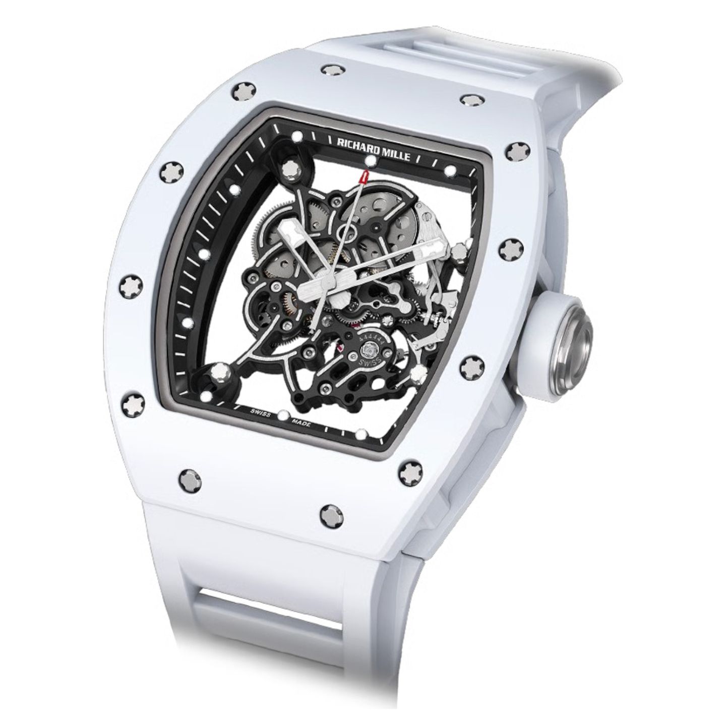 Richard Mille RM 055 RM055 (2018) - Transparant wijzerplaat 43mm Keramiek (1/1)