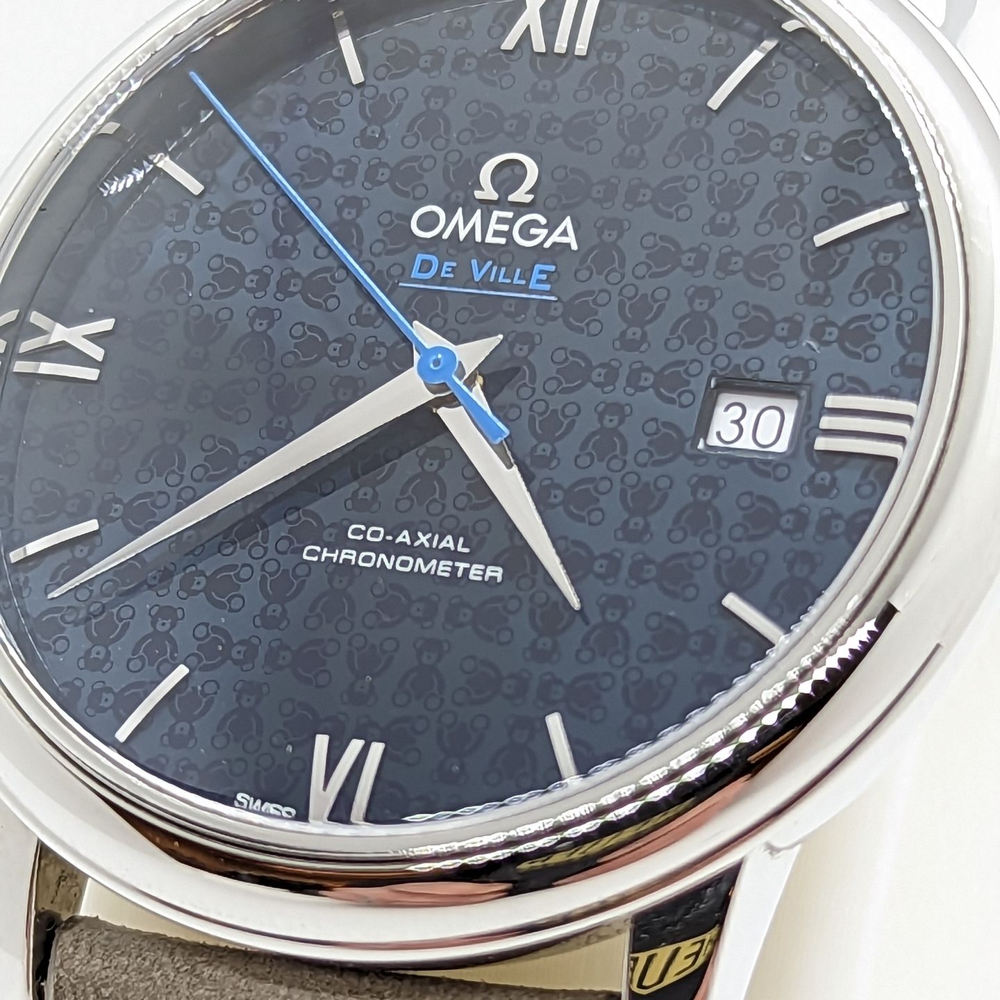 Omega De Ville Prestige 424.10.40.20.03.003 (2022) - Blauw wijzerplaat 40mm Staal (2/8)