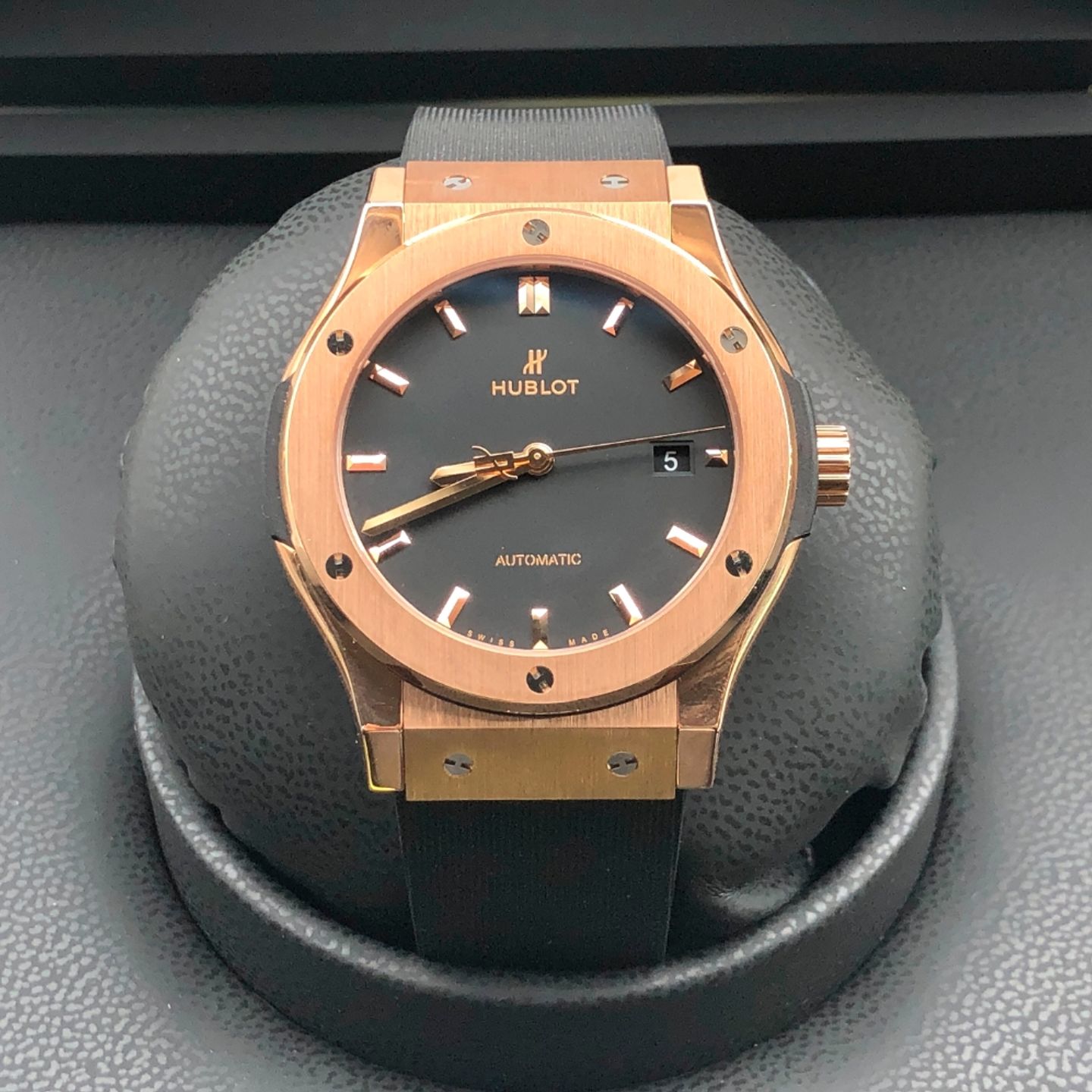 Hublot Classic Fusion 542.OX.1181.RX (2023) - Zwart wijzerplaat 42mm Roségoud (6/6)