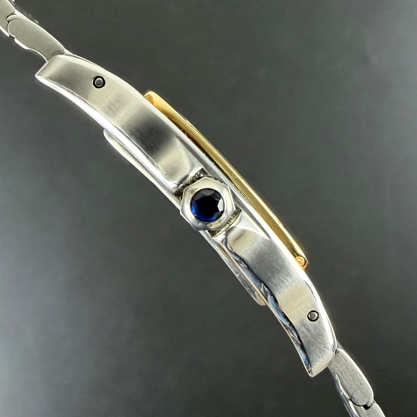 Cartier Santos W20011C4 (1999) - Wit wijzerplaat 29mm Goud/Staal (4/8)