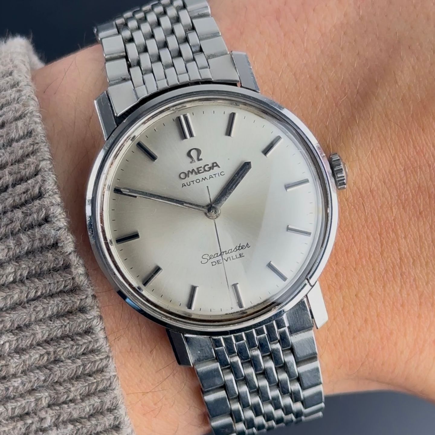 Omega Seamaster 165.020 (1963) - Wit wijzerplaat 34mm Staal (2/8)