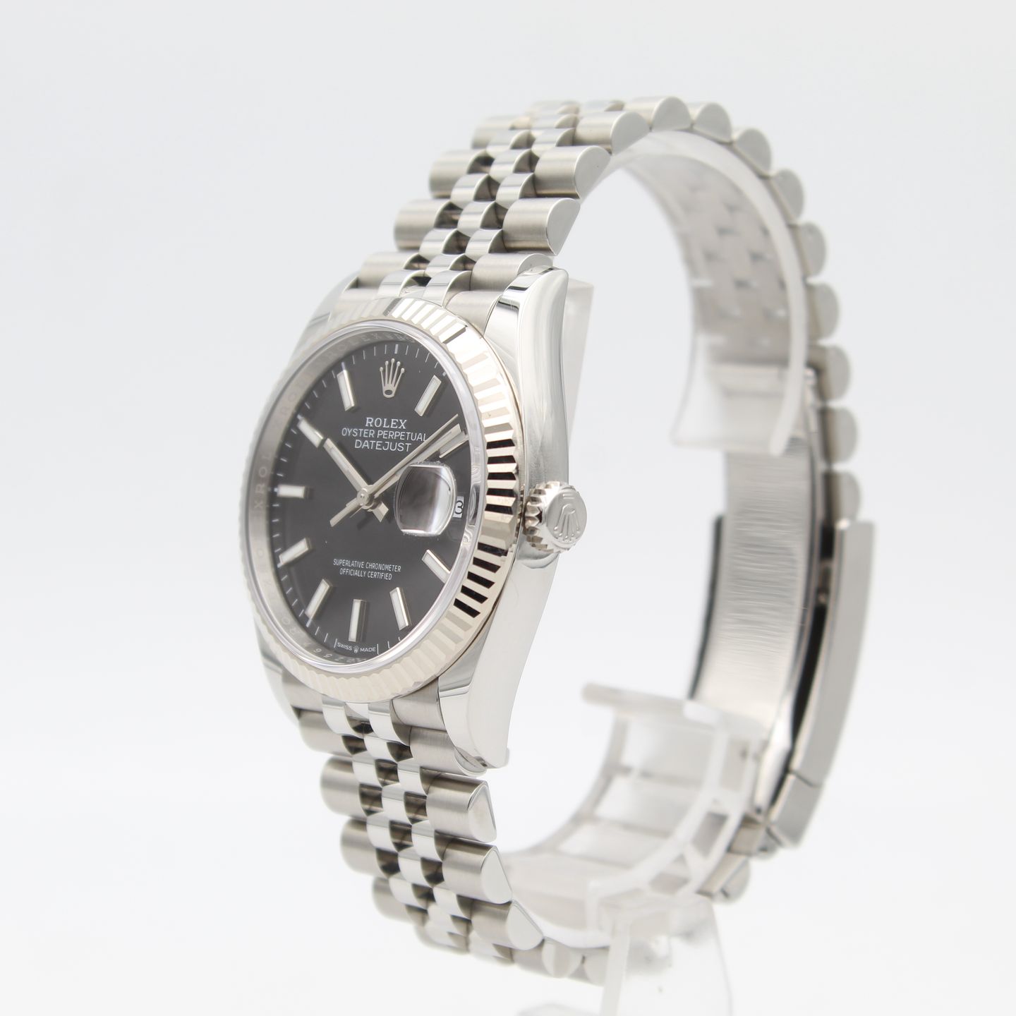 Rolex Datejust 36 126234 (2024) - Black dial 36 mm Steel case (4/8)