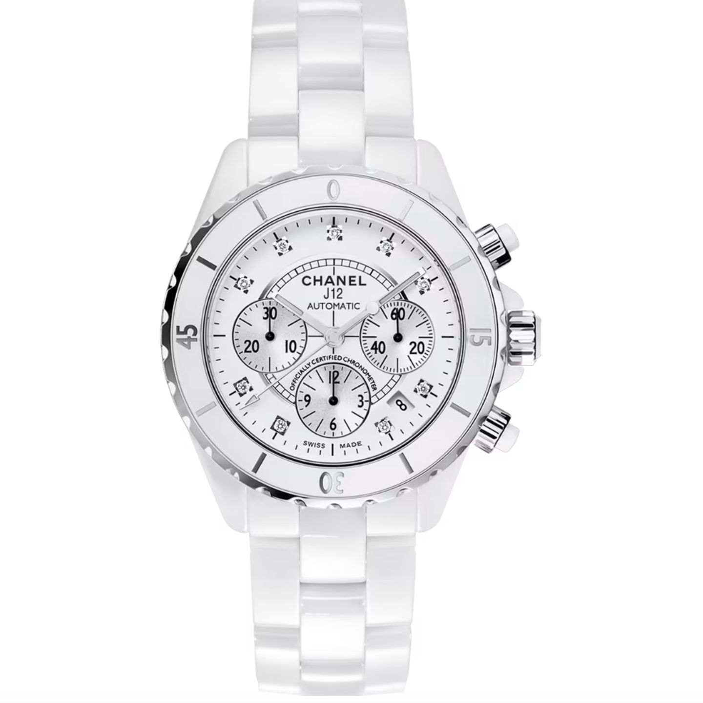 Chanel J12 H2009 (2023) - White dial 41 mm Ceramic case (1/1)